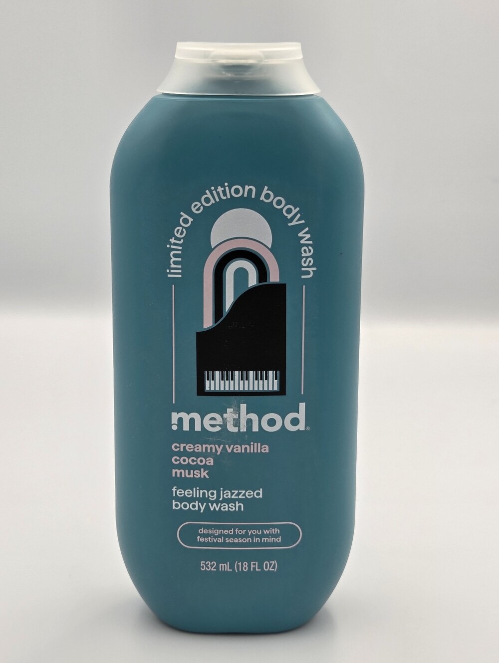 method Creamy Vanilla Cocoa Musk Body Wash 18 Oz Nwt